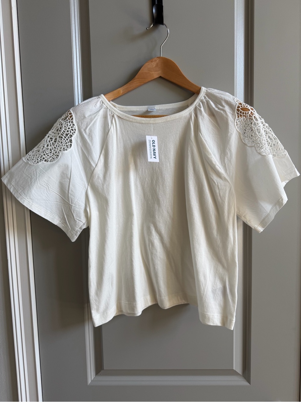 Old Navy EveryWear Cutwork Top